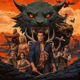 an advertisement for the tv show hercules