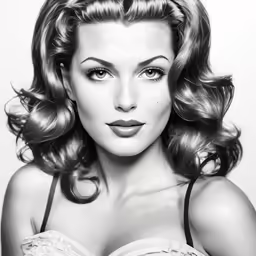 a woman with large breasts and a bra - top posing