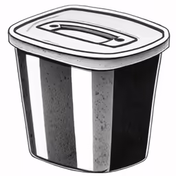 a coffee cup sitting in the middle of a drawing