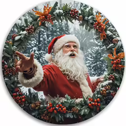 a man is dressed up like santa clause
