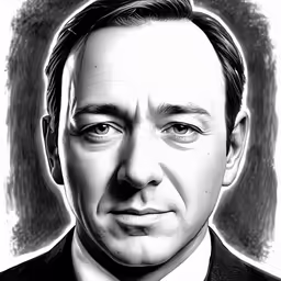 a close up portrait of a man wearing a suit and tie