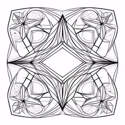 abstract black and white drawing of flowers,this black and white abstract piece is in the form of a flower