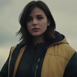 the girl in the hoody is holding her cell phone