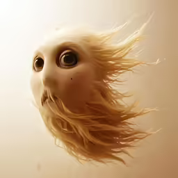 a monkey head is being photographed from behind