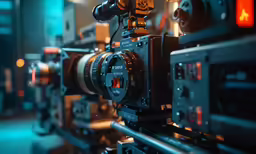 the movie camera is being displayed on the screen