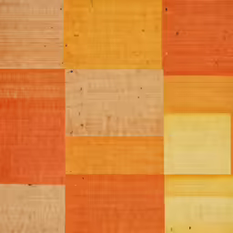 orange and yellow colors in different squares