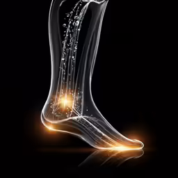 an image of a medical structure with a bright flash