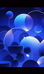 a bunch of balloons floating in the air