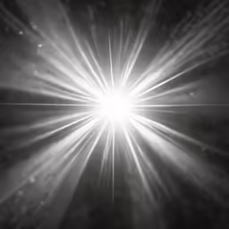 an image of some bright white light shining