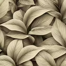 black and white photograph of a background of leaves