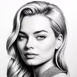 a black and white photo of a beautiful woman