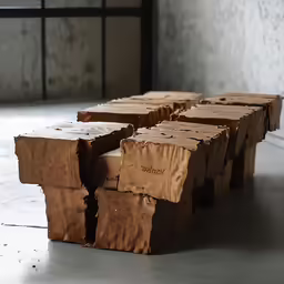 an old piece of cardboard is sitting on the floor
