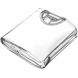 clear cosmetic bag filled with lotion, including a lid