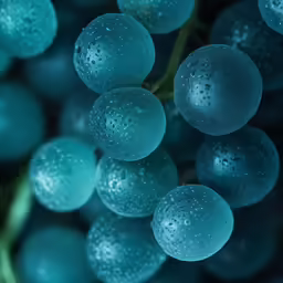 a bunch of grapes in full ripeness are seen in this photo
