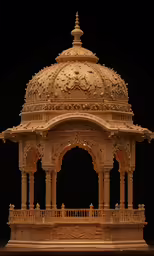 a close up of a model of a building