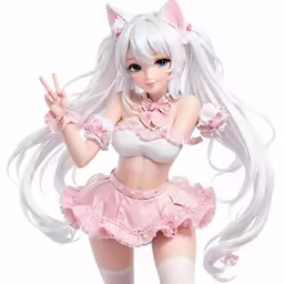 a barbie doll dressed in pink and white