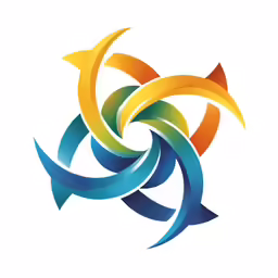 three different colored arrows are arranged in the shape of an arrow
