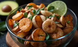 an image of some kind of salad that is in the bowl