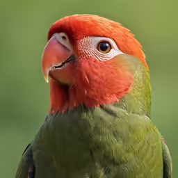 a colorful parrot is standing outside on a sunny day