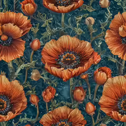 a picture of a large flower that is orange