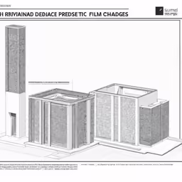 the drawing shows different types of chimneys