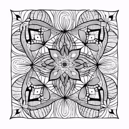 the image is an abstract art nouveau artwork