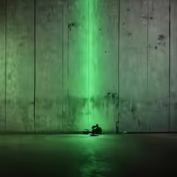a pair of shoes sitting in the floor
