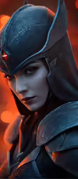 an image of an elf with horns and gloves