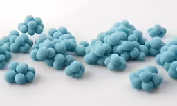 this is a photograph of gummy candies scattered around