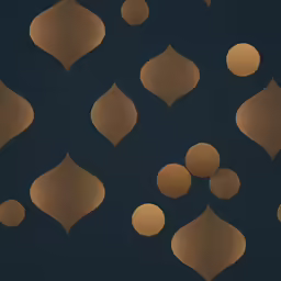 the gold decorative elements are featured in this photo