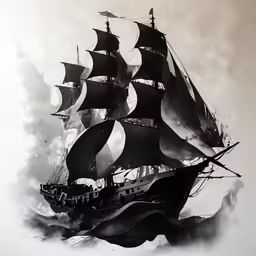 an image of a ship in the water