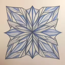 a pencil drawing of a flower