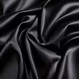 a black cloth with folds on top