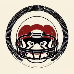 an image of a helmet on top of a wall,the logo for the washington state football team,a drawing of a football helmet with the words, john washington, in black,a helmet is in the middle of a circle,a helmet with the words southern washington is shown in this circular image