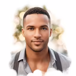 an image of a man staring at the camera