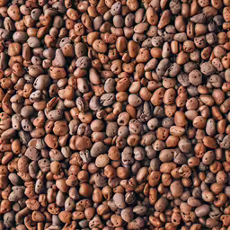 lots of pebbles that are piled together
