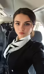 a woman in a business suit posing for the camera