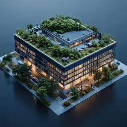 this is a floating hotel located in the middle of the water