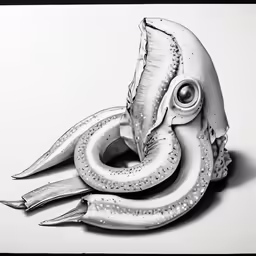 the white bird is painted with silver dots
