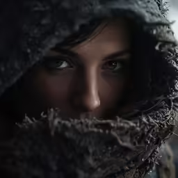 a girl in winter gear looks at the camera