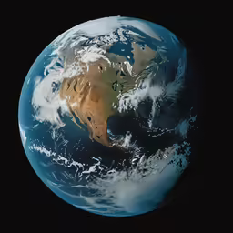 a satellite image of the earth taken from space showing africa and a few other countries