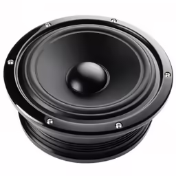the front view of an speakers