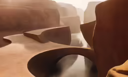 there is a bench and a table on the side of a mountain