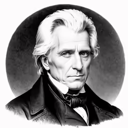 a portrait of a man with long blonde hair