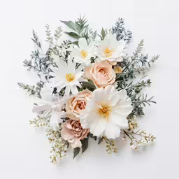 several different types of flowers that are arranged on top of each other
