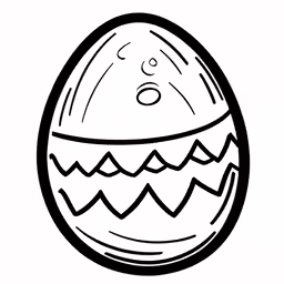 an image of a easter egg coloring