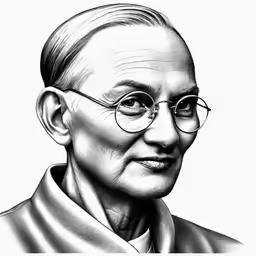 the president of india in pencil