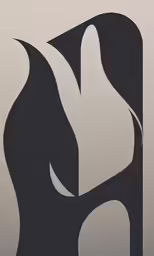 a stylized monogram of the letter u is featured here