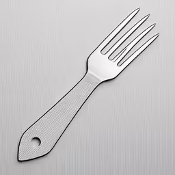 this fork is made from forks and has wavy strips