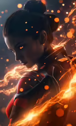 an image of a woman in the character avatar in mass effect